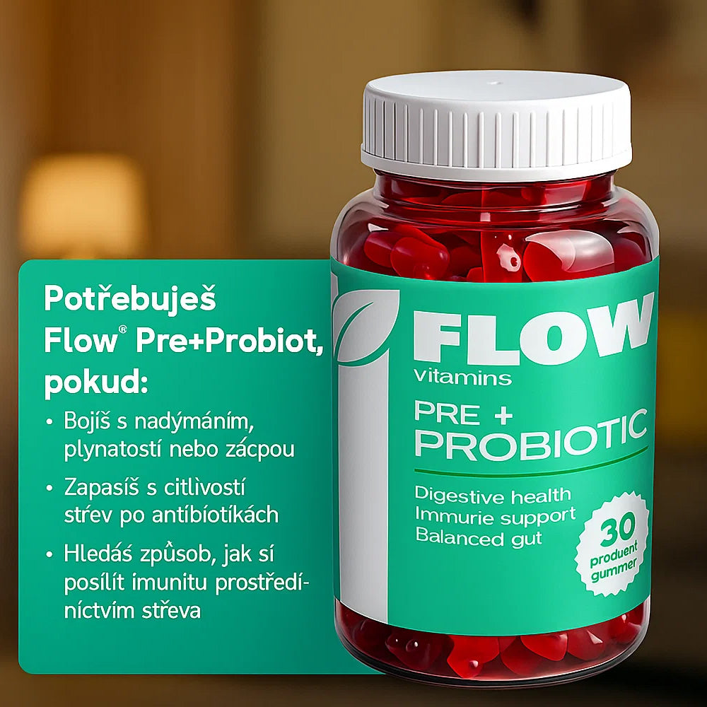Flow Pre+Probiotic – Rovnováha uvnitř, sebevědomí navenek