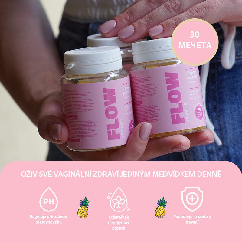 Flow®️ - Želé medvídci pro zdraví žen