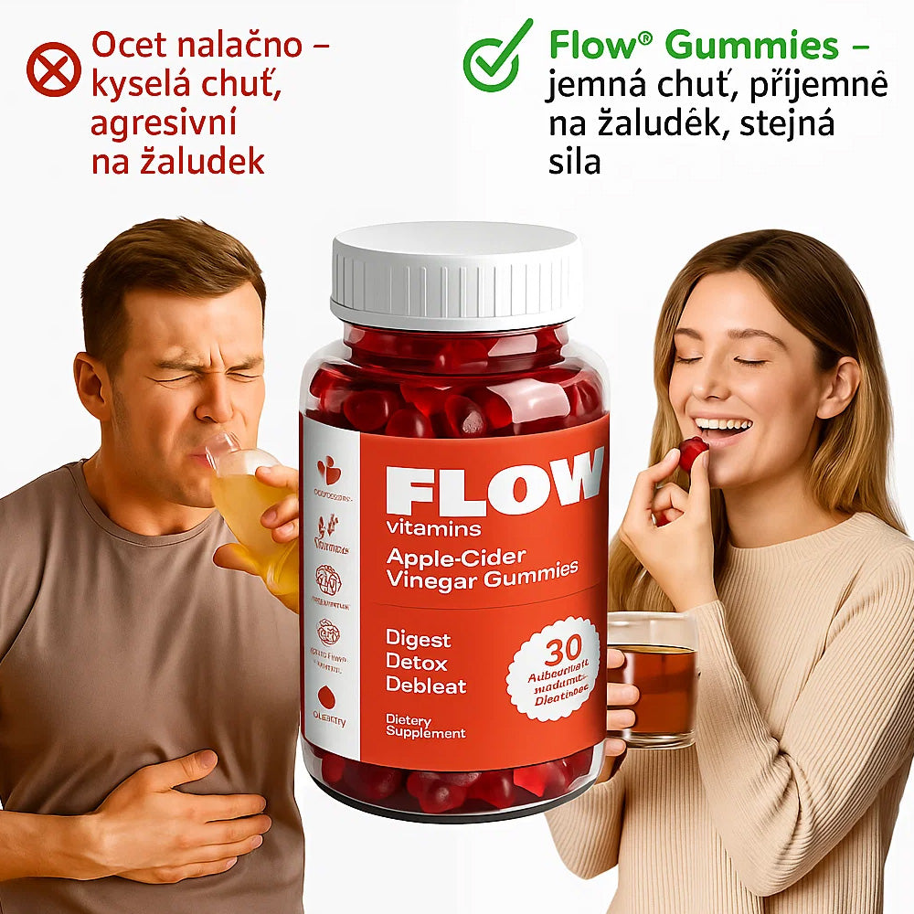 Flow – Jablečný ocet ve formě želatinových medvídků