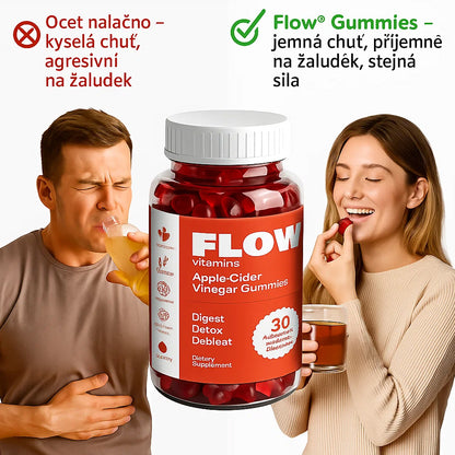 Flow – Jablečný ocet ve formě želatinových medvídků